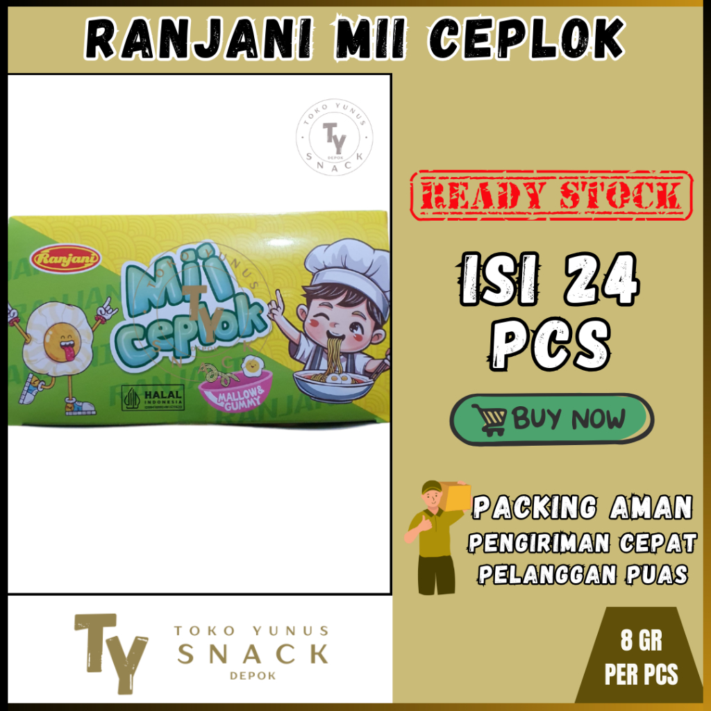 

RANJANI MI CEPLOK BOX ISI 24PCS @8GR
