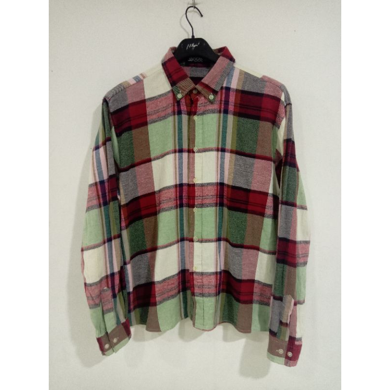 kemeja flannel JBoom size XXL
