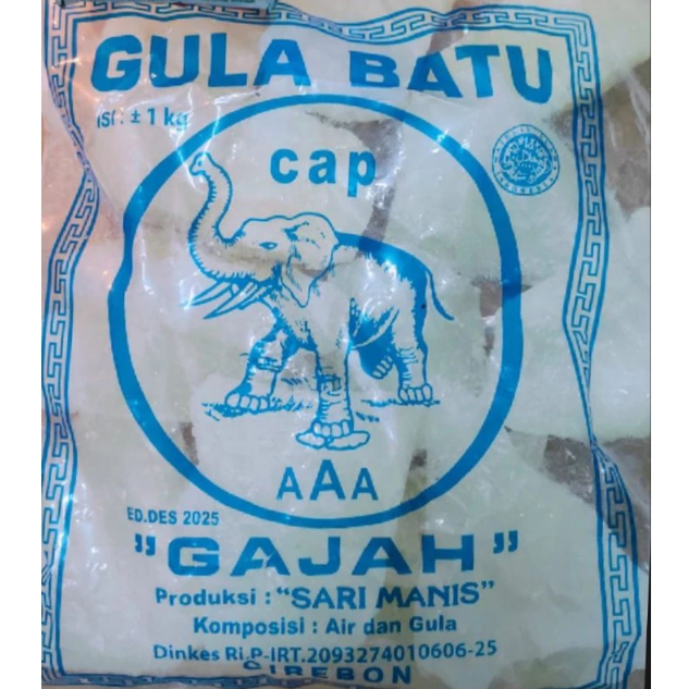

Gula Batu Putih 1kg Asli Cirebon