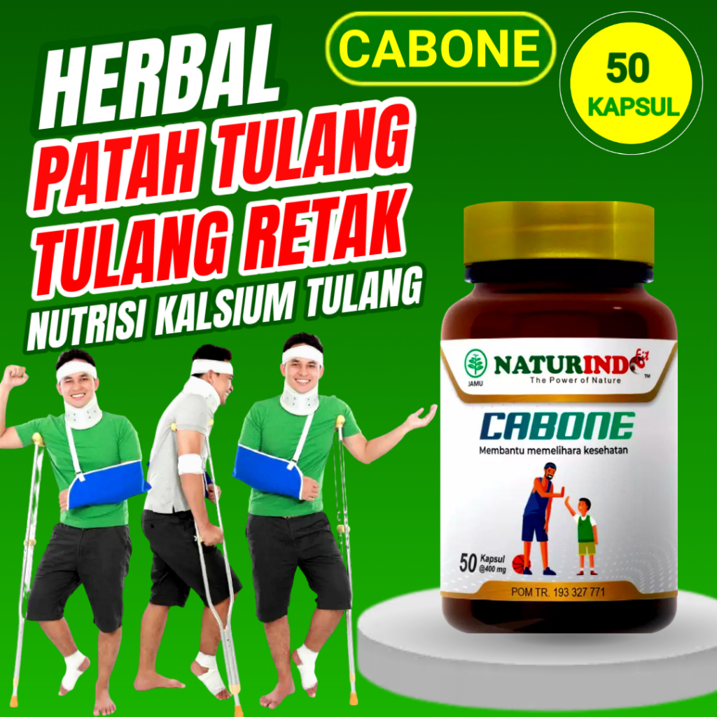 Obat Patah Tulang Suplemen dan Kalsium Tulang Retak Herbal Nutrisi Penyambung Perekat Tulang Patah