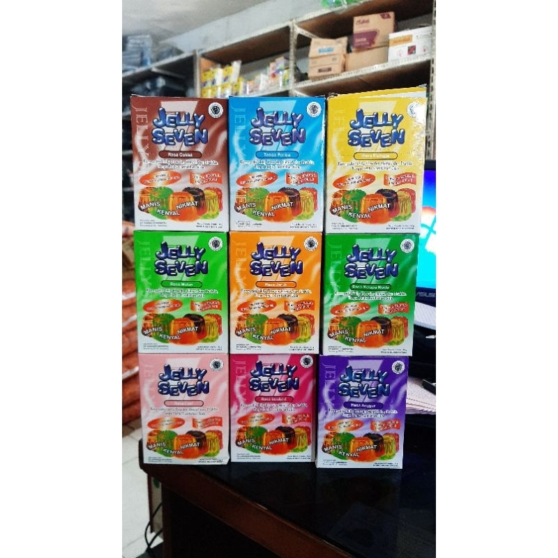 

Agar Jelly Seven 10gr Per box ( isi 12pc )