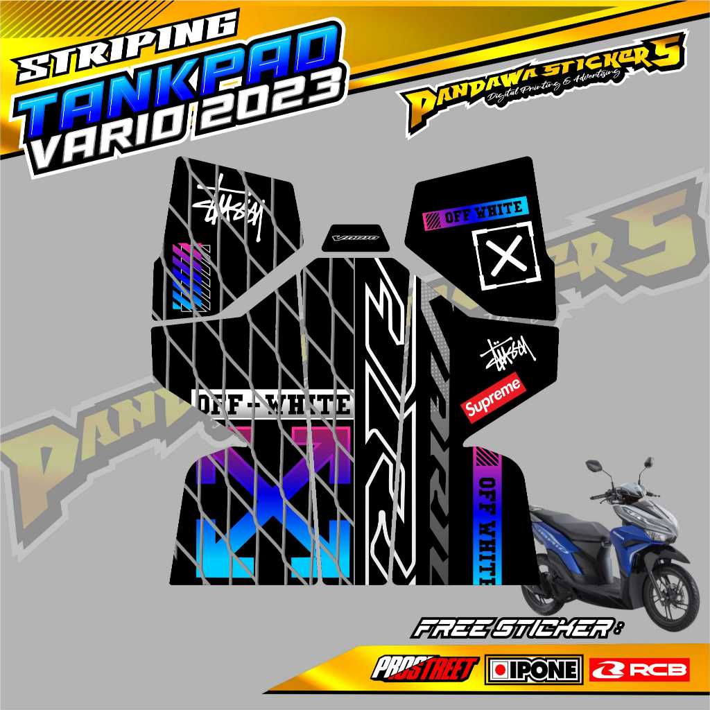 PELINDUNG DASHBOARD TANKPAD HONDA VARIO 2023 / STICKER TANKPAD MOTOR HONDA VARIO 2023