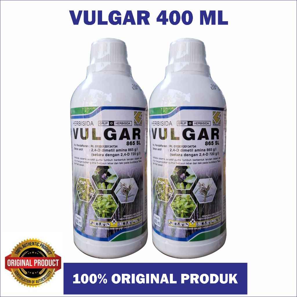 VULGAR 400ml herbisida racun rumput untuk tanaman padi