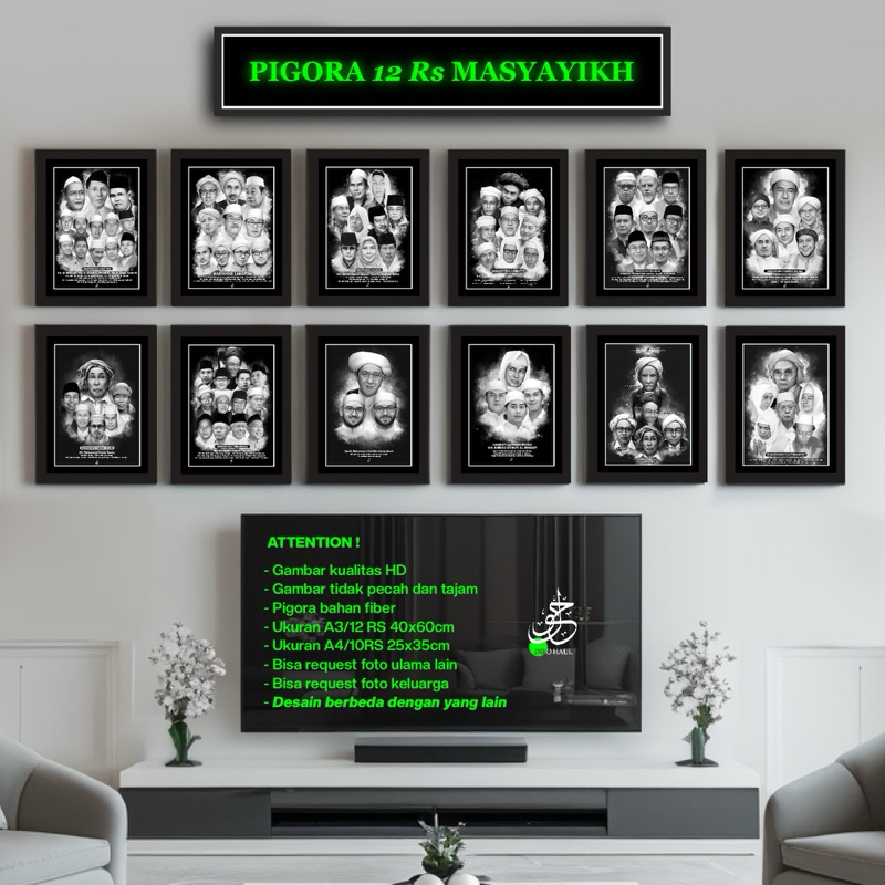 FOTO ULAMA MASYAYIKH A3 / 12 RS