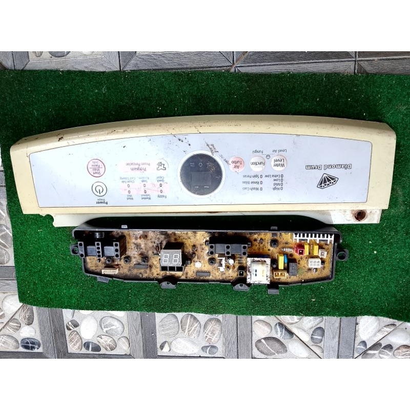 Modul mesin cuci samsung pcb bekas masih bagus layak pakai modul mesin cuci samsung 1 tabung