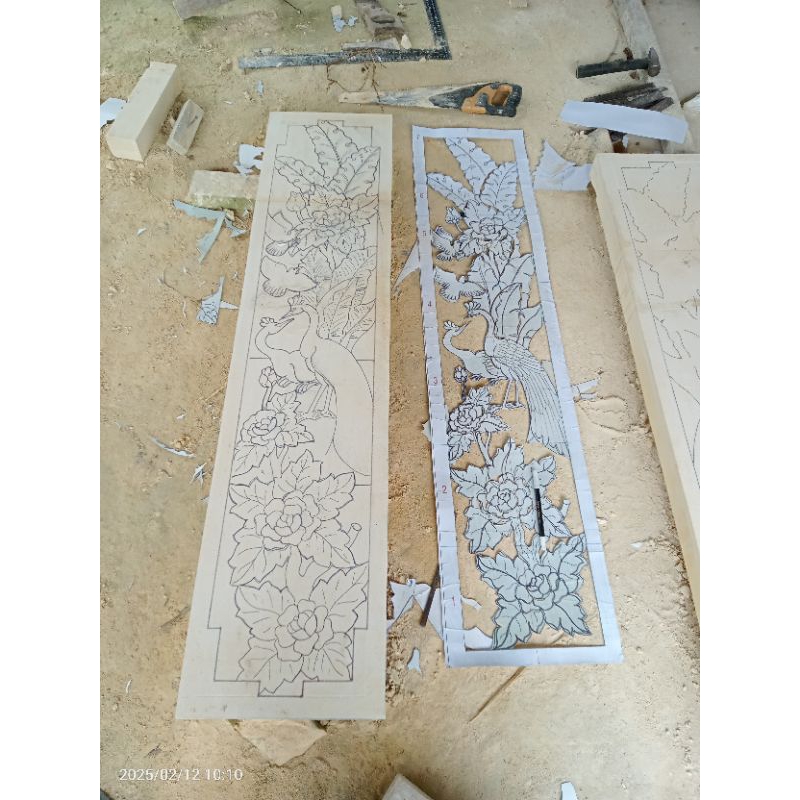 Relief batu paras jogja