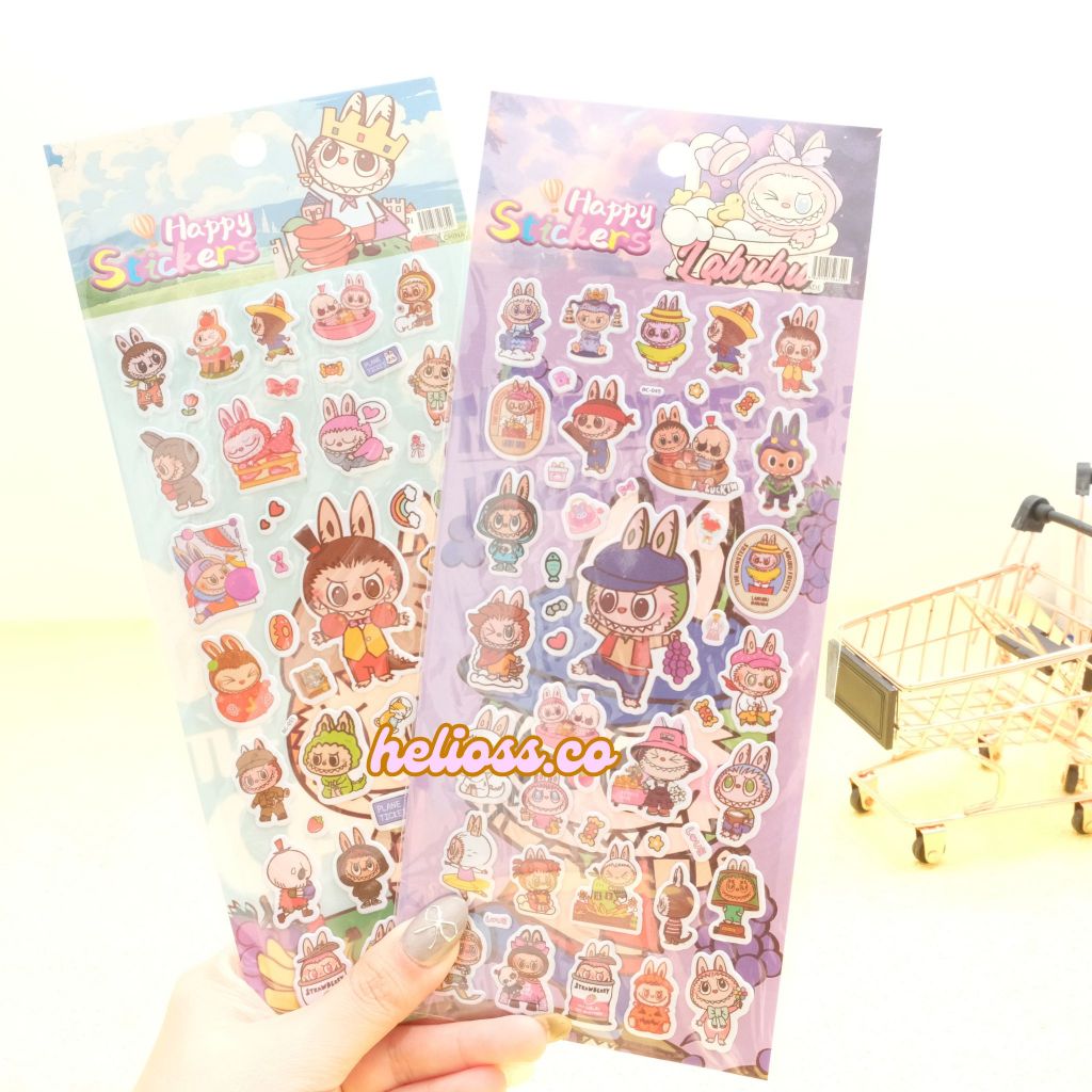 

STIKER TIMBUL LABUBU STIKER ALB 3D TIMBUL MOTIF KARAKTER LABUBU LUCU STICKER UNIK TERMURAH HELIOSS.CO