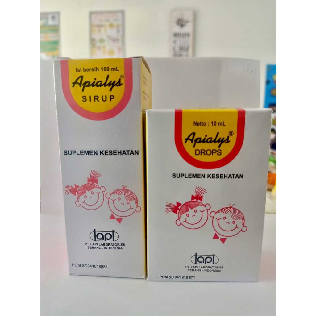 APIALYS DROP/APIALYS SIRUP/APIALYS/VITAMIN ANAK/BOTOL DROP/BOTOL SIRUP