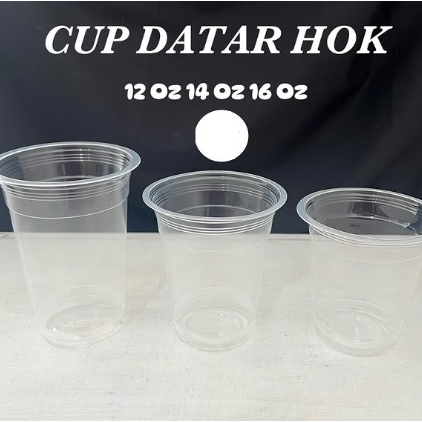 Cup Gelas Plastik 12Oz / 10Oz
