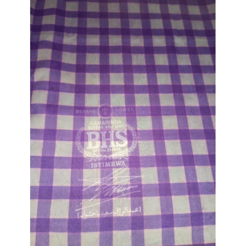sarung bhs istimewa Samarinda full sutra spunslik bekas minus