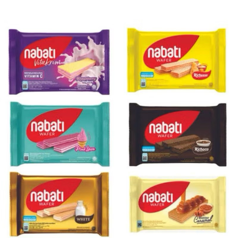 

RICHEESE WAFER NABATI 2000 / WAFER RASA RASA/ JAJAN VIRAL / SNACK HARIAN / CHIKY / RENTENG / SNACK ANAK ANAK / COKLAT WARNA WARNI