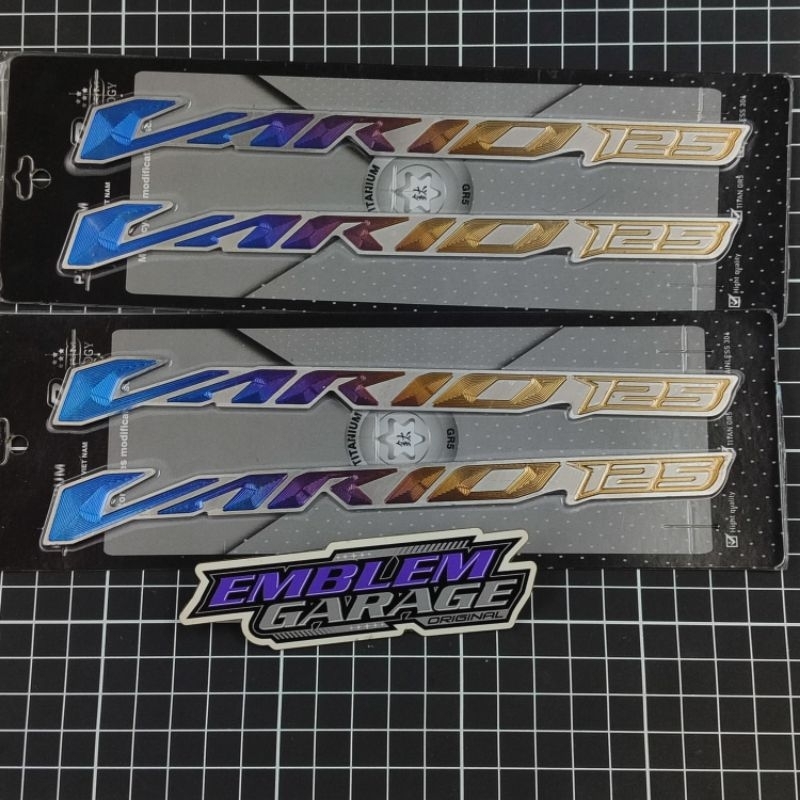 Emblem Vario 125 Titanium Vietnam