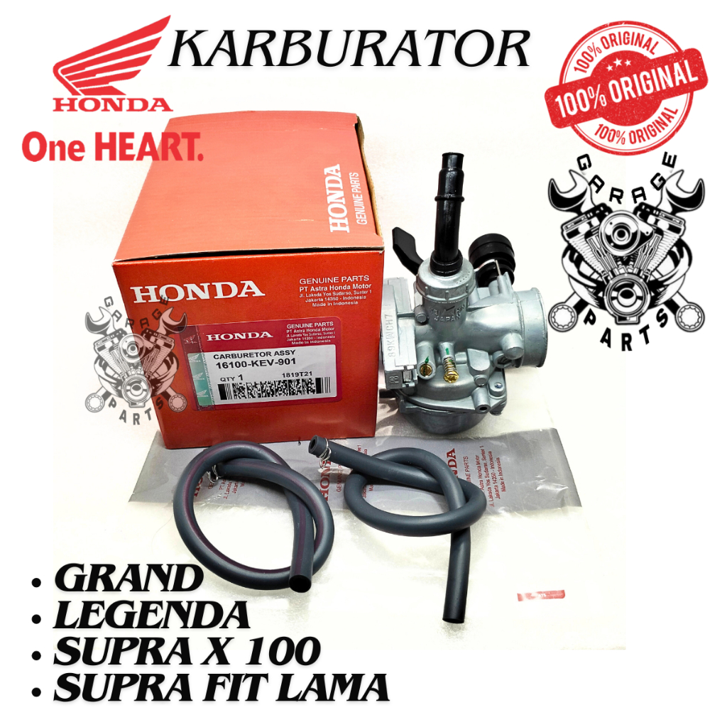Karburator Honda KEV Carburator Astrea Grand Supra X 100 Legenda Supra Fit Lama Kualitas Ori AHM HGP