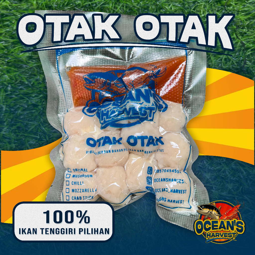 

OTAK OTAK IKAN ASLI VARIAN MOZZARELLA 12 Pcs SUDAH TERMASUK CUKA TAUCO - MOZZARELLA 12PCS