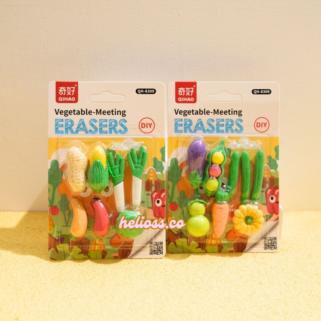 

PENGHAPUS PAPAN MOTIF SAYUR TERONG KACANG WORTEL JAGUNG PENGHAPUS PENSIL ERASER 3D MOTIF BUAH SAYUR QH-8309 HELIOSS.CO