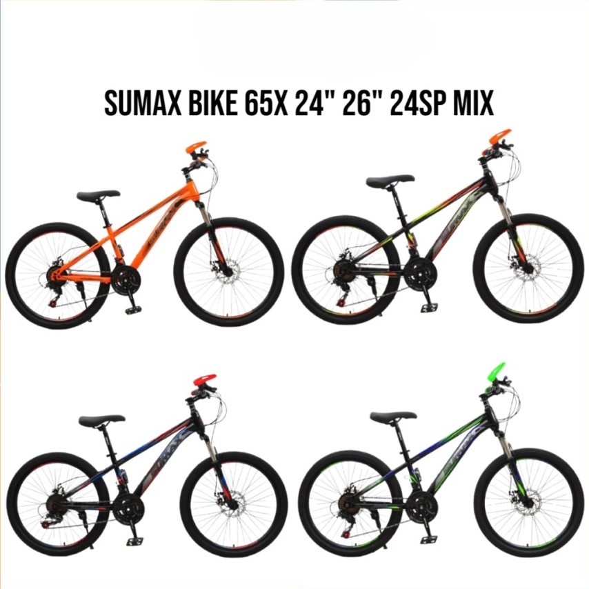SEPEDA GUNUNG/MTB SUMAX BIKE 65X 24" 26" MIX