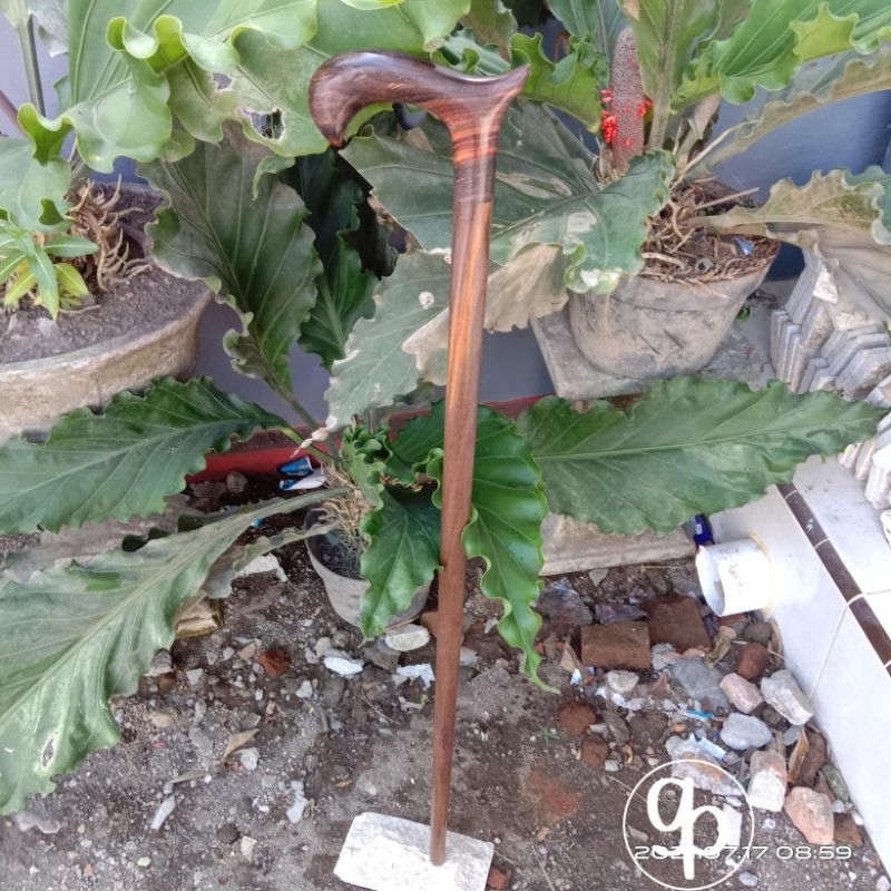 TONGKAT JALAN 1 METER TONGKAT JALAN KAYU SONOKELING