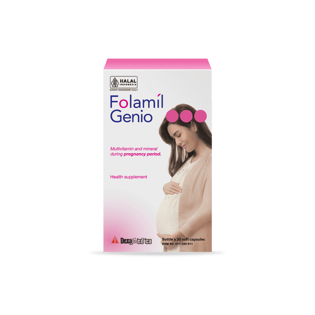 FOLAMIL GENIO ISI 30 KAPSUL LUNAK
