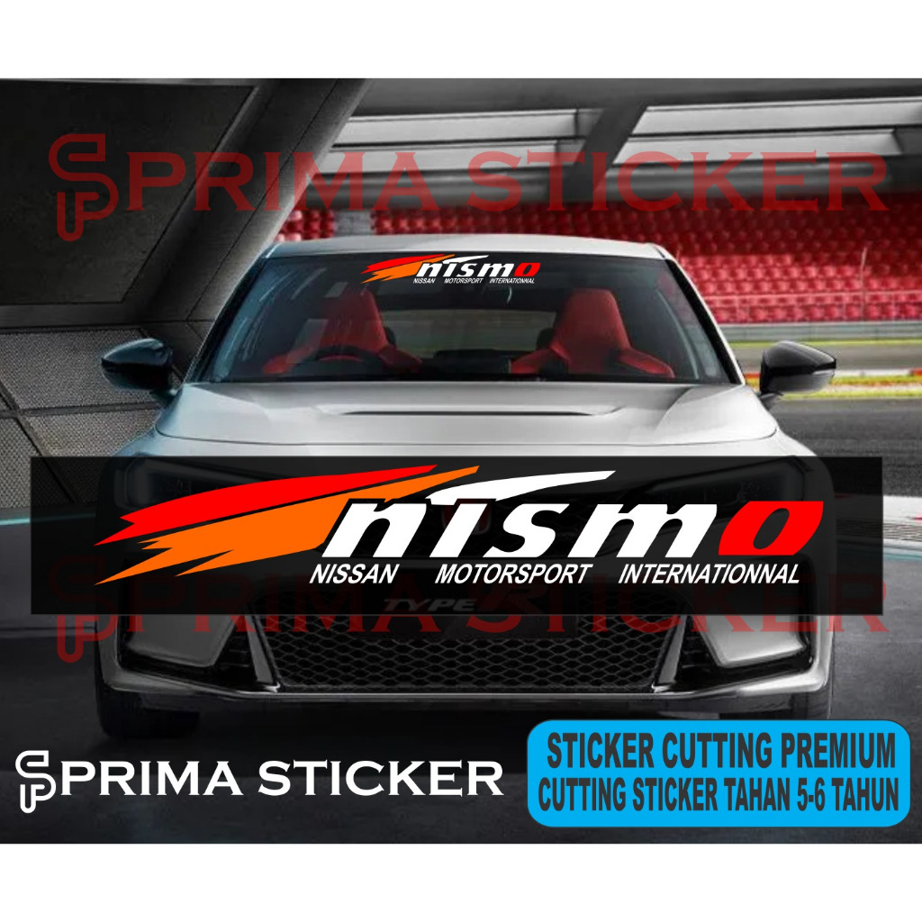 promo stiker kaca depan mobil nissan motif nismo sport stiker kaca depan semua mobil nissan