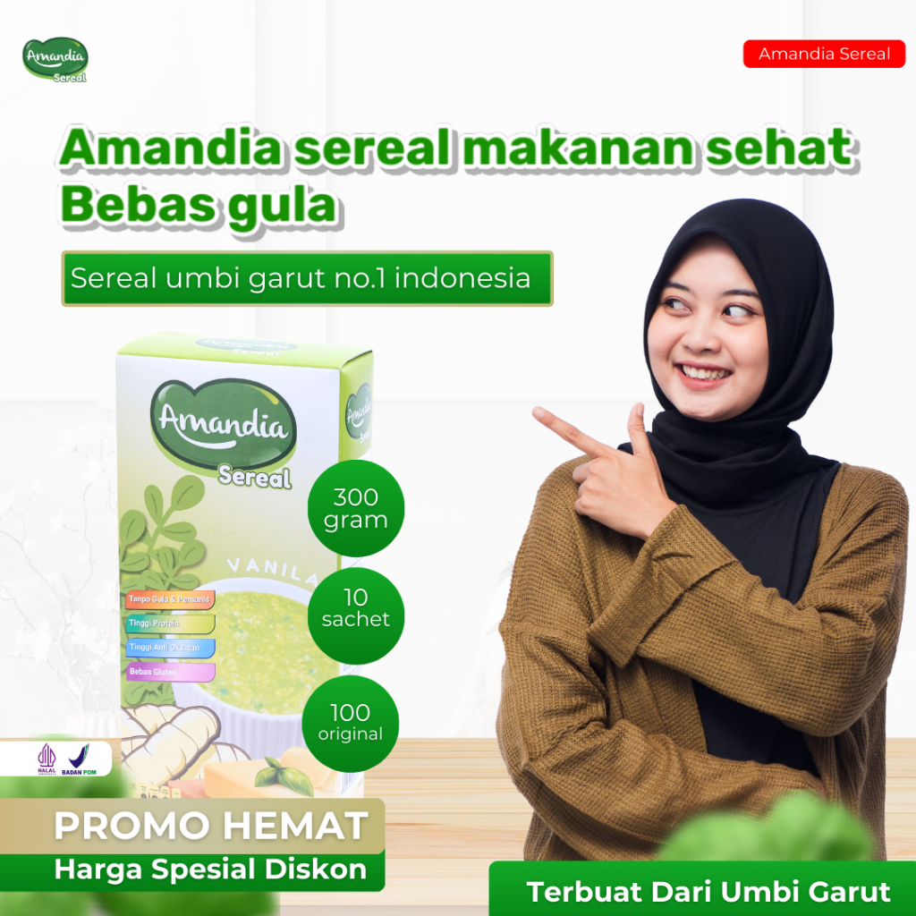 

Amandia Sereal Makanan Sehat Bebas Gula Aman Untuk Penderita Diabetes Sudah Bpom & Halal Indonesia