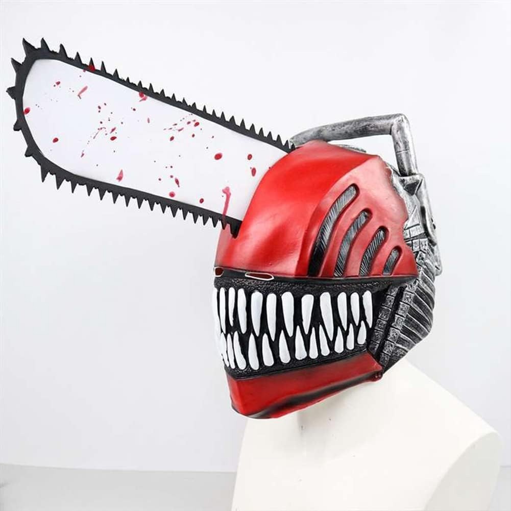 Ay00 Chainsaw Man Denji Kepala Cosplay Chainsawman Helm Chainsaw Man Denji Cosplay Anime