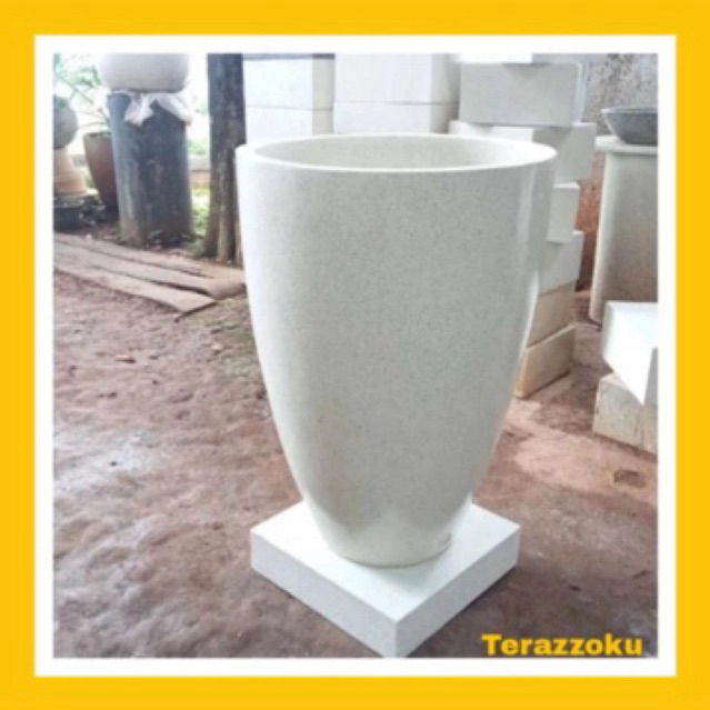 bak mandi teraso bakul malang varian putih