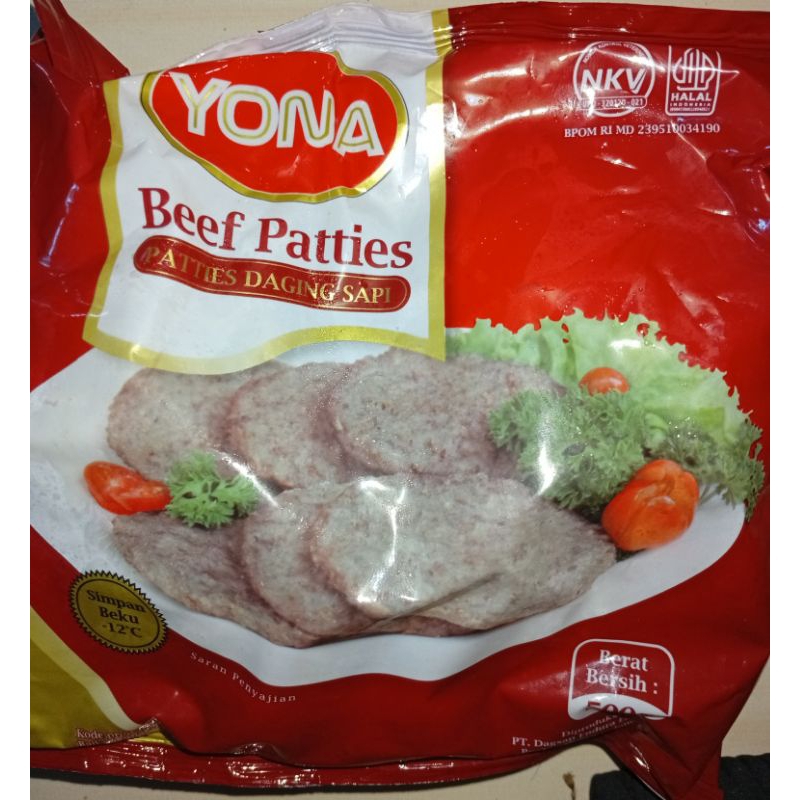 

Yona Beef Paties Daging Sapi