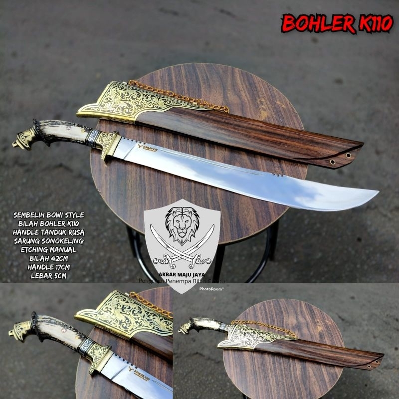 Seni Golsem 42cm Bohler k110 baja jerman