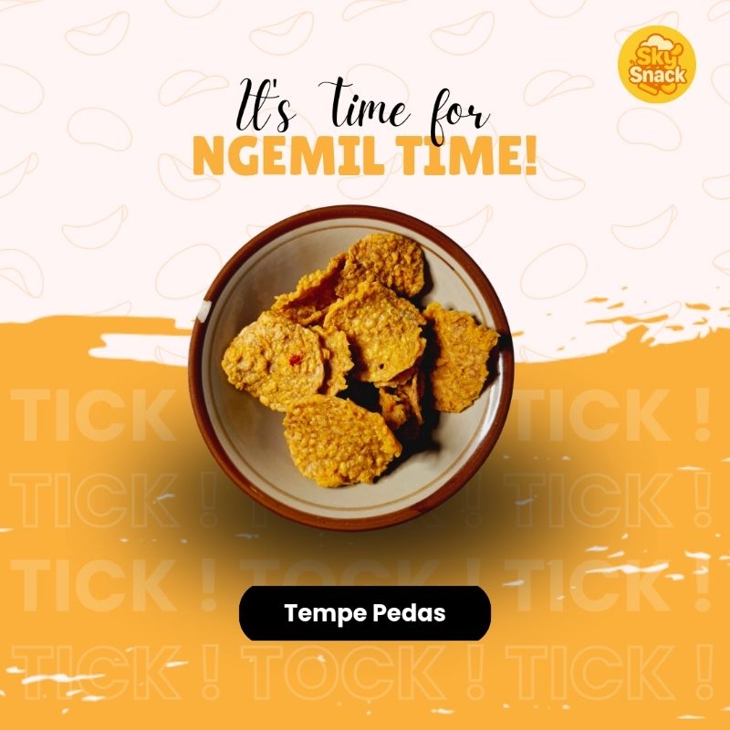 

Keripik Tempe Balado | Cemilan Tempe Pedas