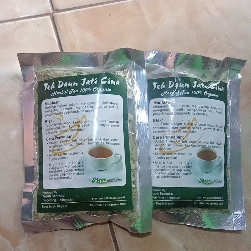 

TEH DAUN JATI CINA 40gr, ampuh untuk menurunkan berat badan