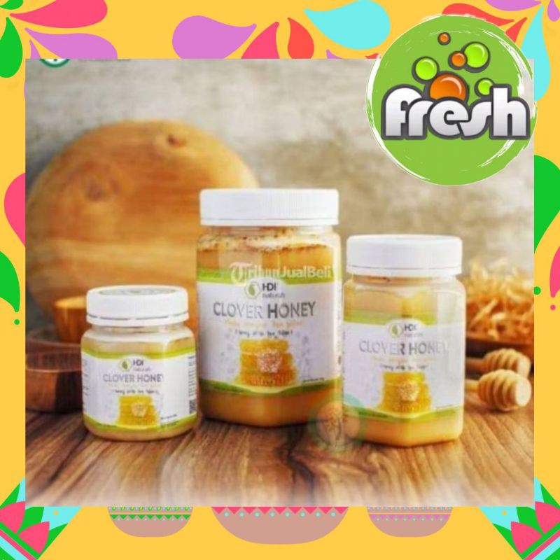 

Madu Clover Honey Original 250gr 500gr 1kg gratis sendok kayu