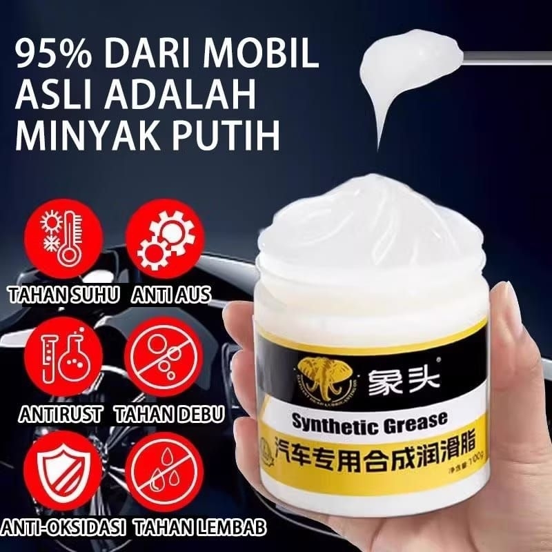 Gemuk Putih Sintesis Sintetik Grease Mobil 50g