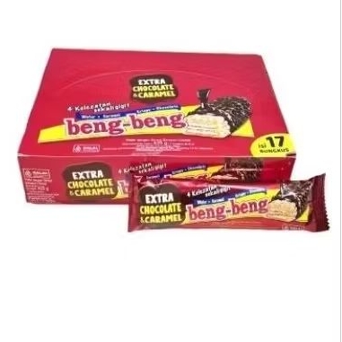 

Beng-Beng Wafer Cokelat Karamel – 1 Box Isi 17 pcs