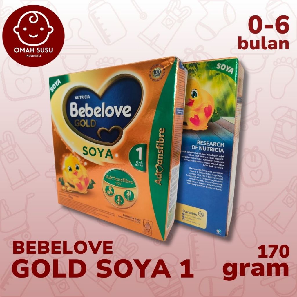 BEBELOVE GOLD SOYA 1  usia 0-6 BULAN 170gr