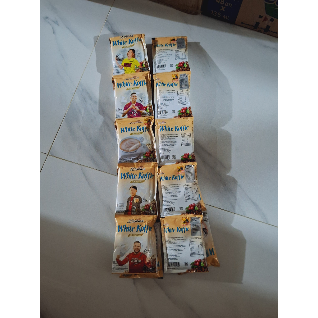 

Ready Luwak White Koffie Original 1 Renteng isi 10 Sachet 20gr