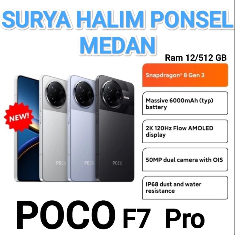 XIAOMI POCO F7 PRO 12/512 GB 5G GARANSI RESMI