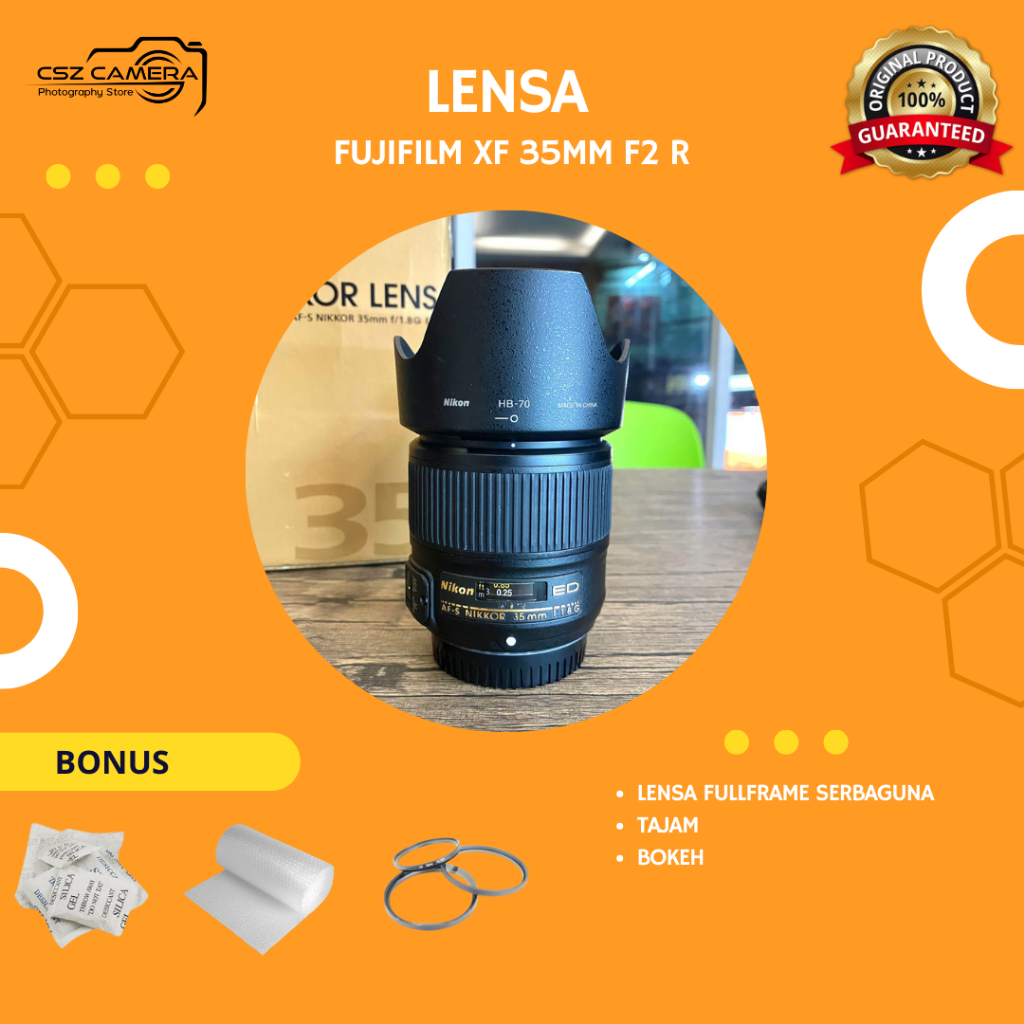 Nikon Afs 35mm F1.8 ED No Jamur No Fog