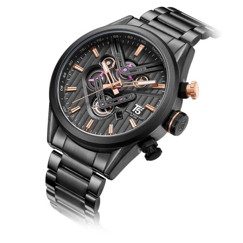 T5 H 3628 Original Jam Tangan T5 3628G Jam Pria Jam Cowok Original