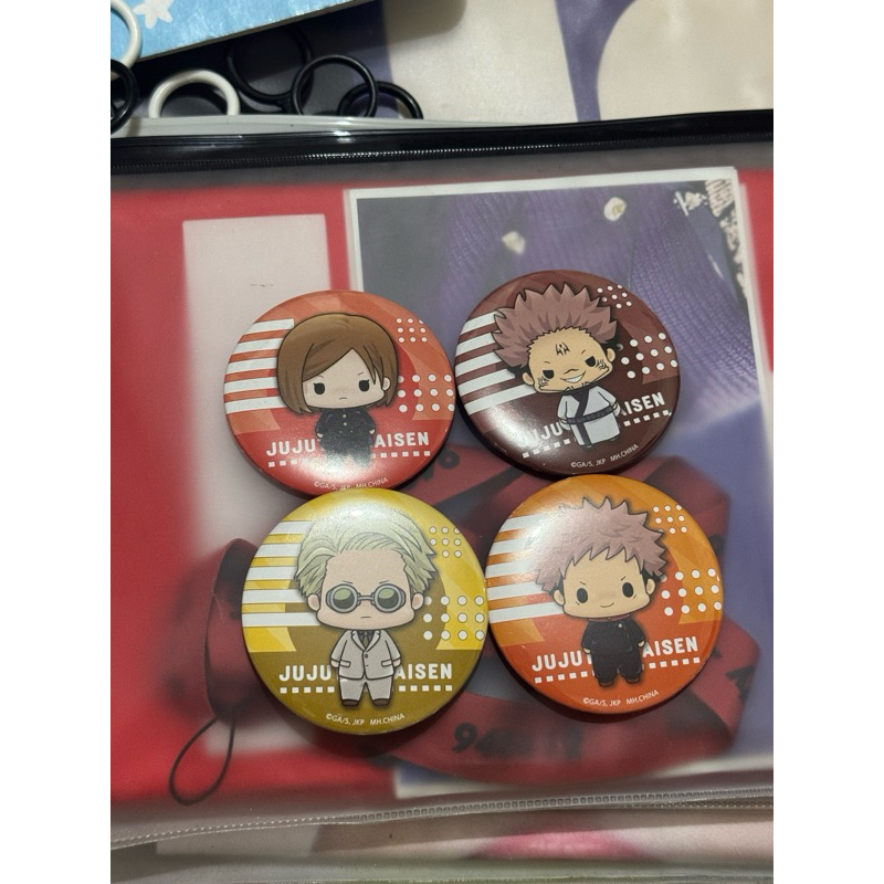 pin button jujutsu kaisen nobara nanami kento sukuna itadori yuuji official