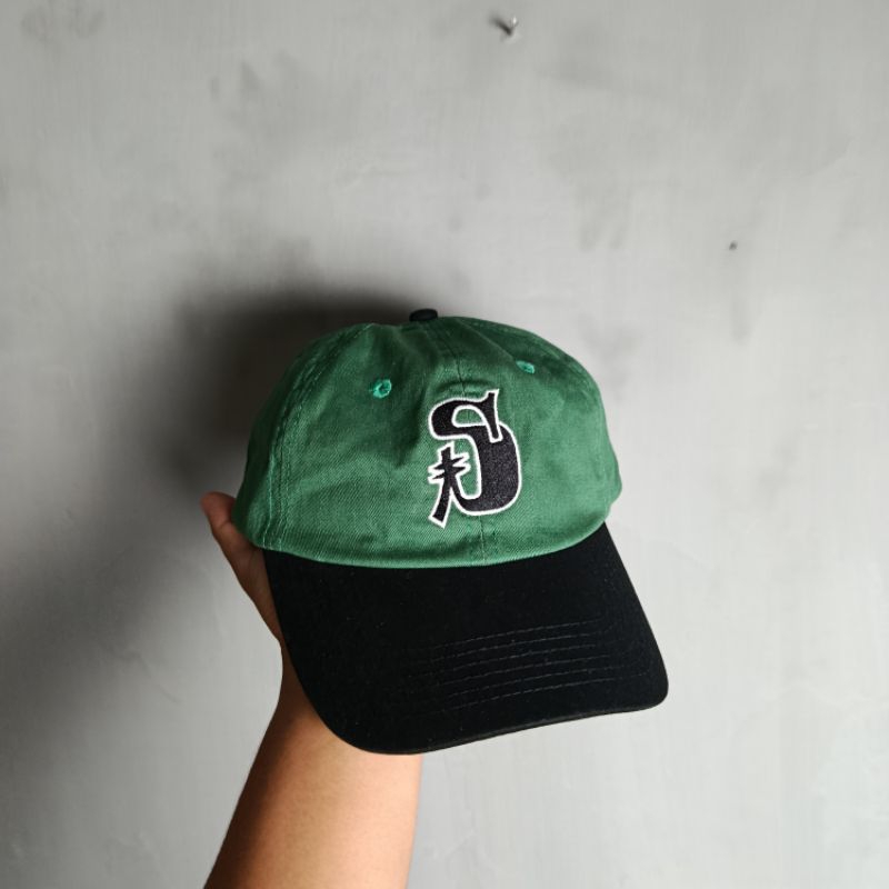 TOPI STUSSY LOGO S PRO GREEN/BLACK