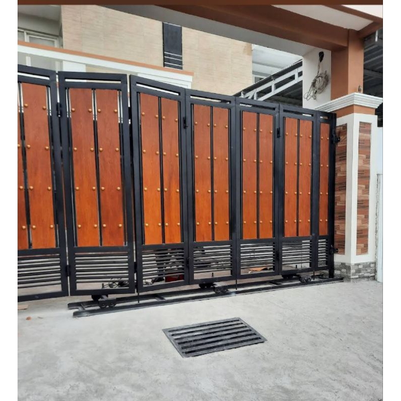 pagar gerbang rumah pagar sleding pagar lipat
