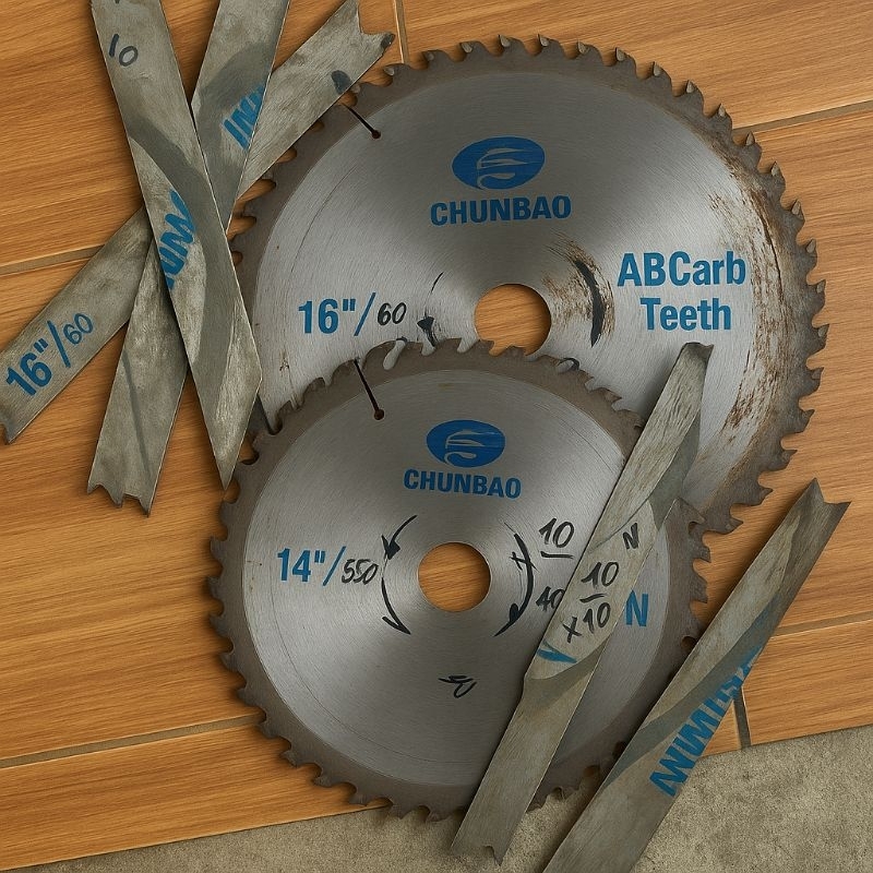 Pisau Gergaji circle sirkel Saw bekas bahan baja tinggi karbon/bahanpisaubaja