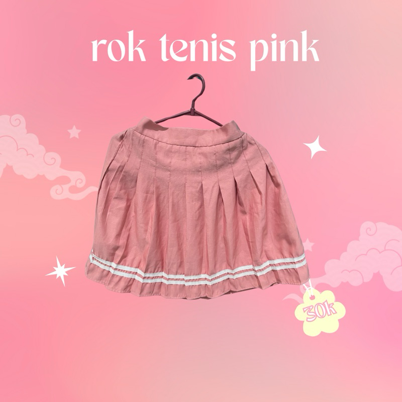 pink tenis skirt | diskon jadi 25.000