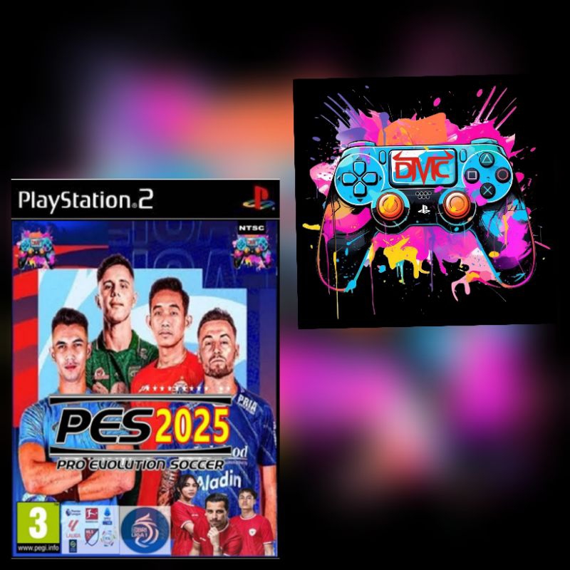 KASET PS2 PES LIGA BRI bisa buat ps fat dan slim