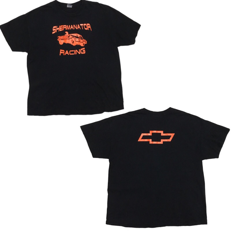 Kaos Gildan Ultra Cotton 2XL jumbo Mobil Chevrolet cotton combed Preloved vintage second