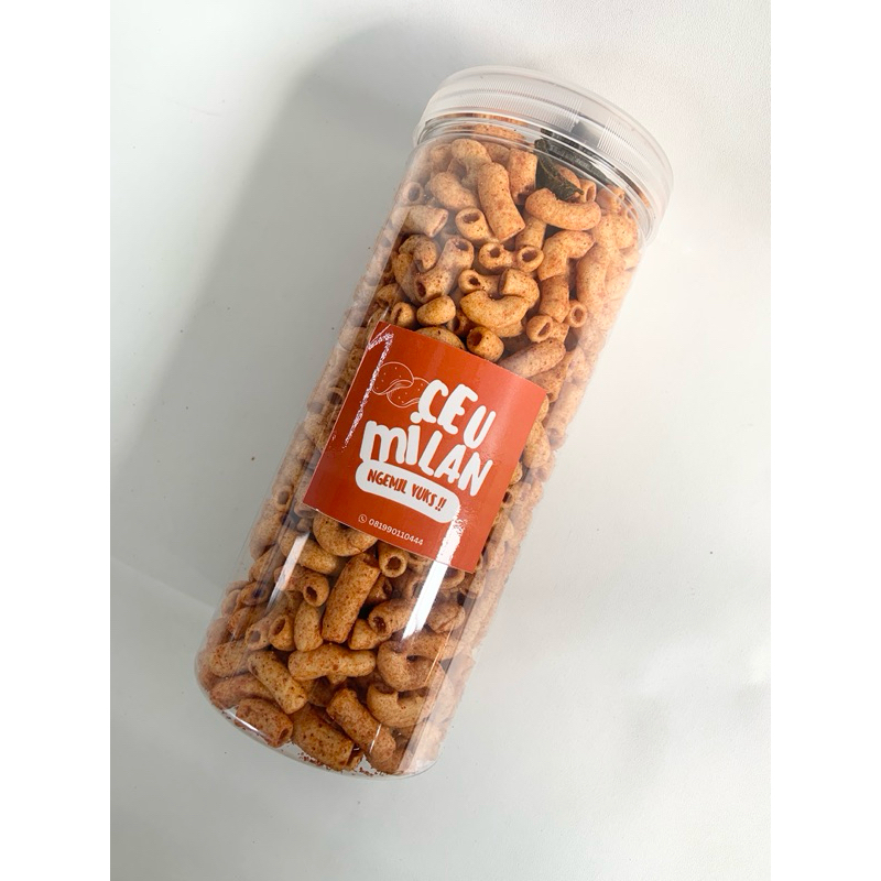 

makaroni kering asin gurih pedas mantap snack cemilan murah meriah