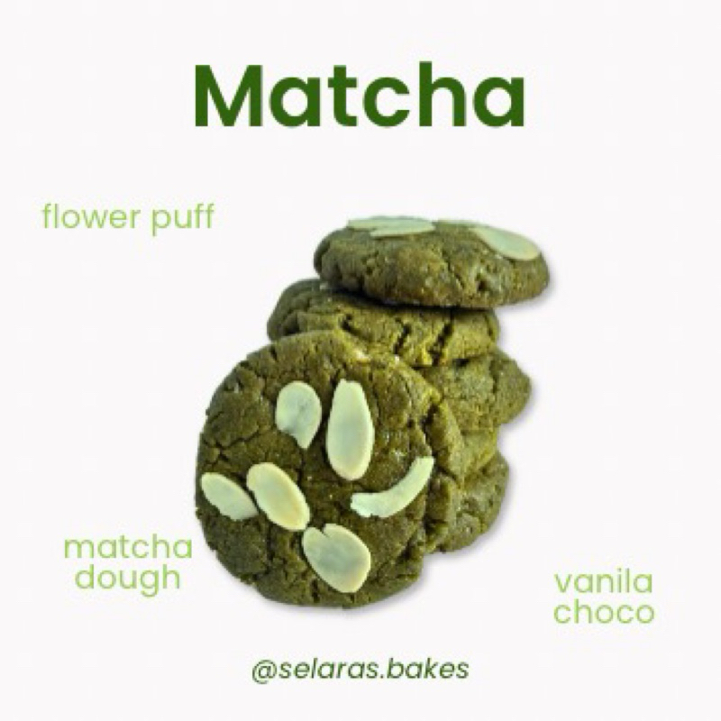 

Selaras ~ Soft Cookies Matcha~ Chewy cookies / Hampers Cookies