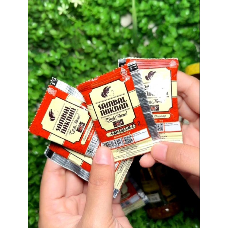 

Ukf5Pc6F4H (Kuliner.Kita) Sambal Naknan Sachet Level 3 ( 1 Renteng Isi 10 Pcs ) Sambal Bawang Tenan