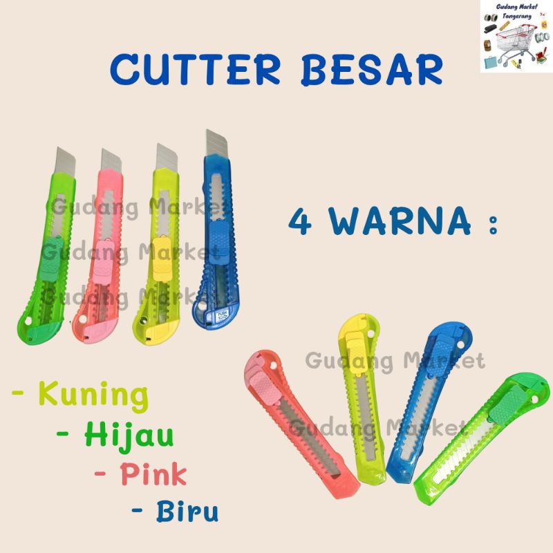

CUTTER BESAR MURAH (12 PCS)