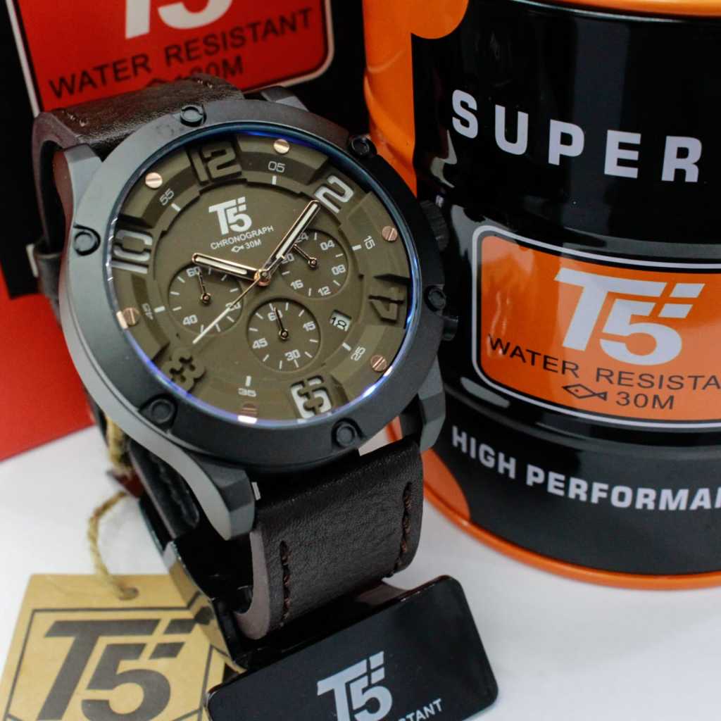 ORIGINAL T5 H 3476G CHRONOGRAPH / JAM T5 3476 CHRONO / JAM T5 CHRONO AKTIF